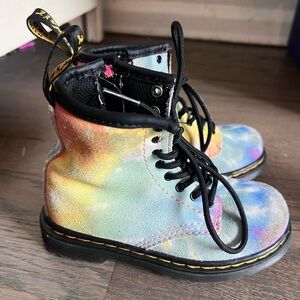 Dr. Martens Boots Tie Dye Toddler Multicolor- SZ 8 C